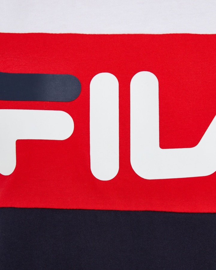 New Navy Fila Unisex Genoa Tee
