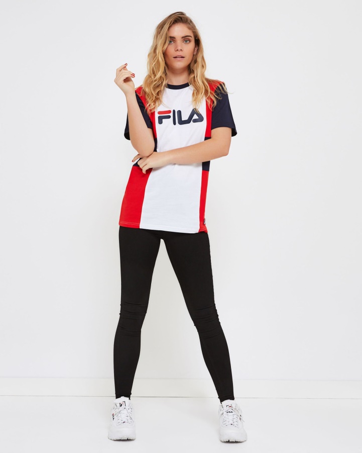 Fila Unisex Trieste Tee White
