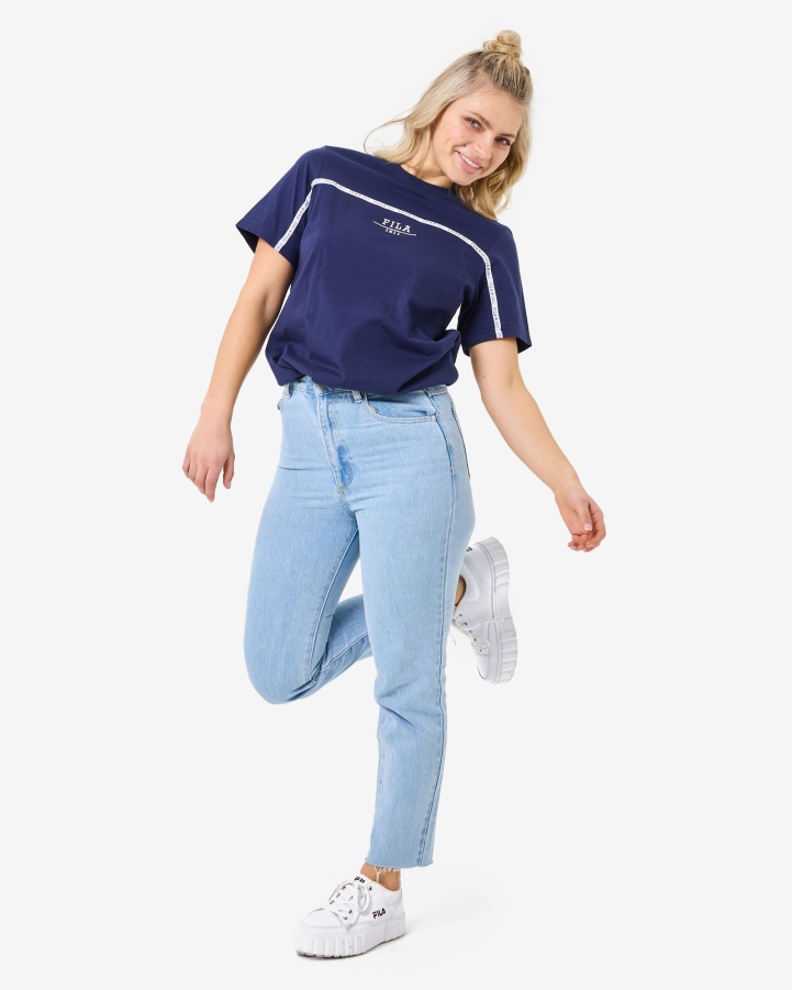 Unisex Urban Tee Fila New Navy