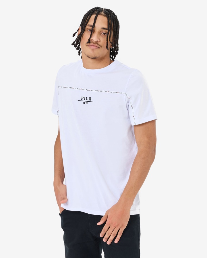 Fila White Unisex Urban Tee