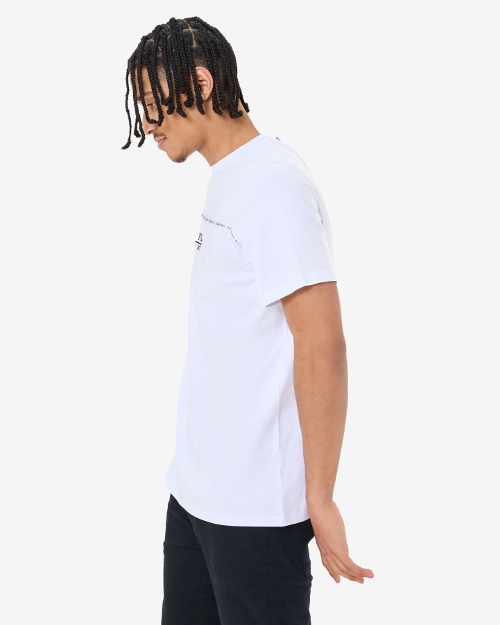 Fila White Unisex Urban Tee