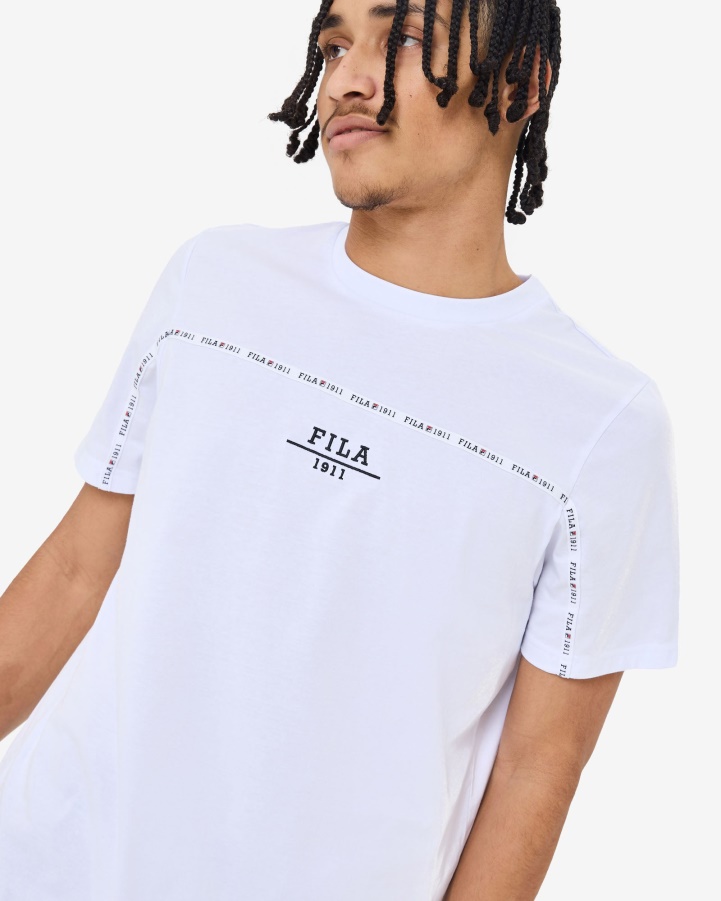 Fila White Unisex Urban Tee