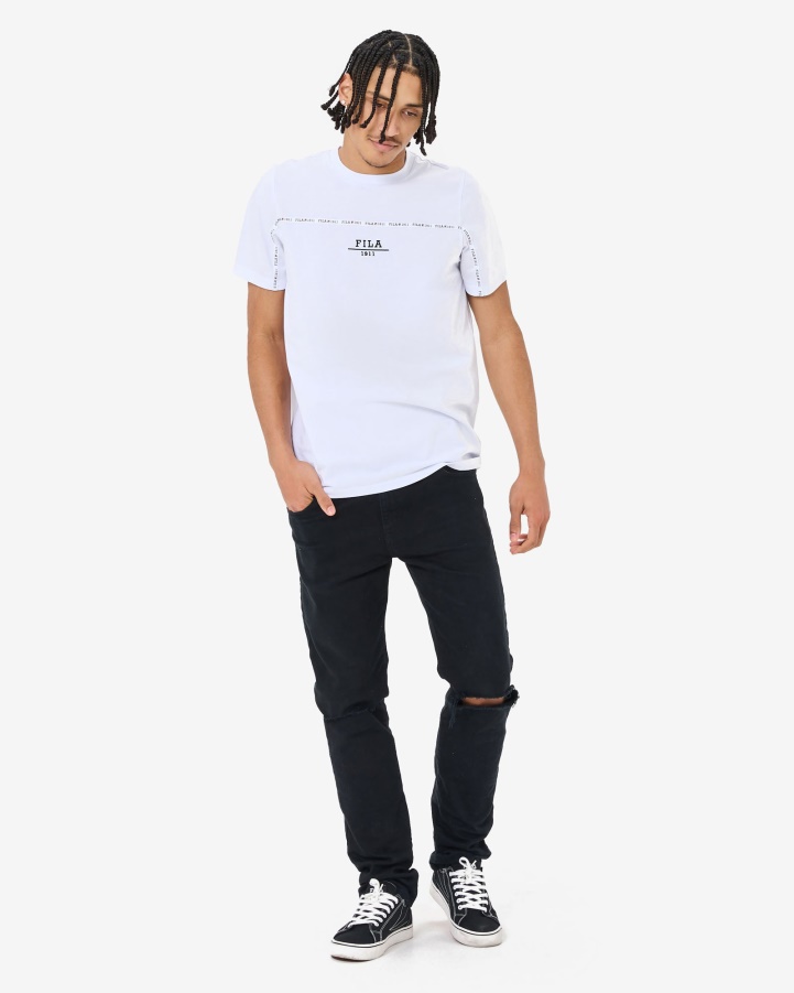 Fila White Unisex Urban Tee