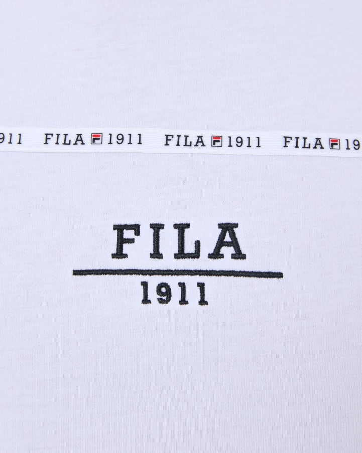 Fila White Unisex Urban Tee
