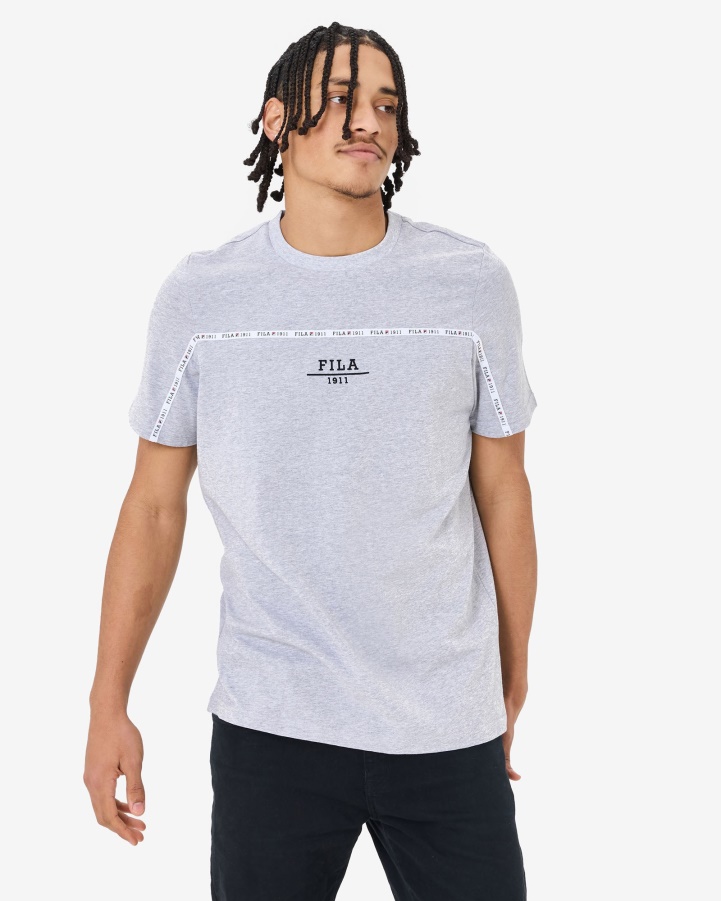 Unisex Urban Tee Grey Marle Fila