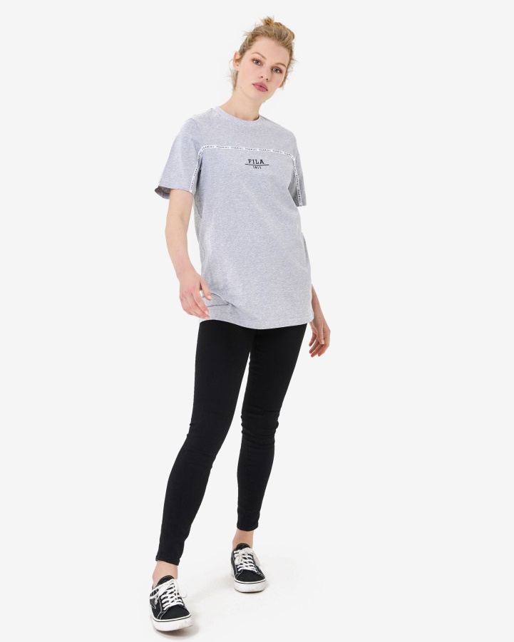 Unisex Urban Tee Grey Marle Fila