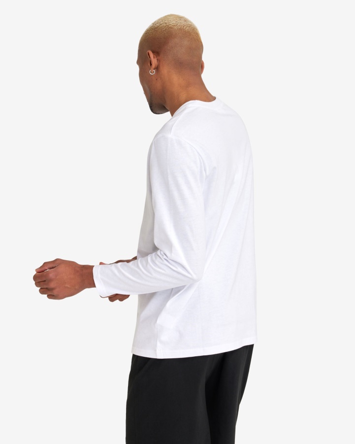 White Men's Basic L/S Tee Fila