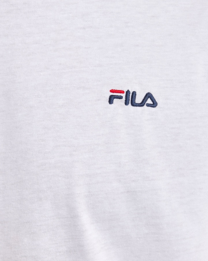 White Men's Basic L/S Tee Fila