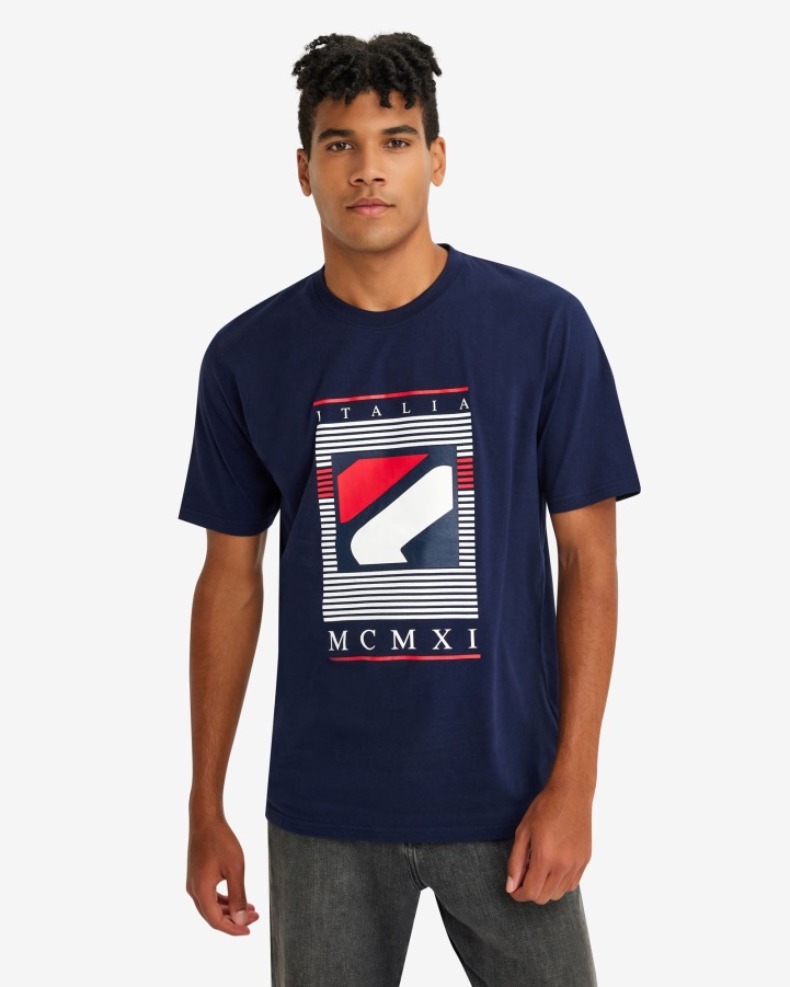 Fila Men's Carlos Tee Peacoat