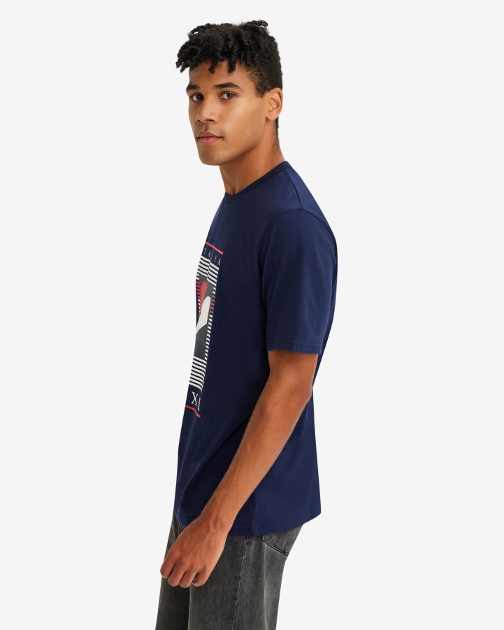 Fila Men's Carlos Tee Peacoat