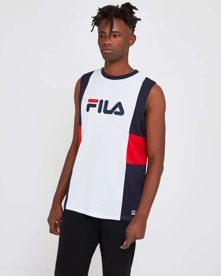 Unisex Verona Tank White Fila
