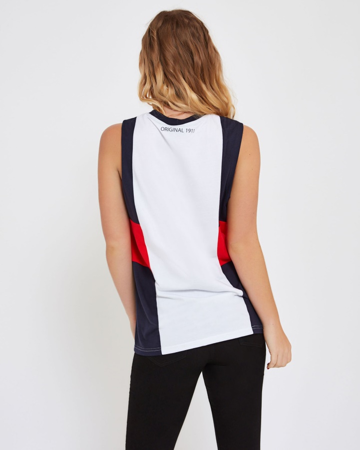 Unisex Verona Tank White Fila