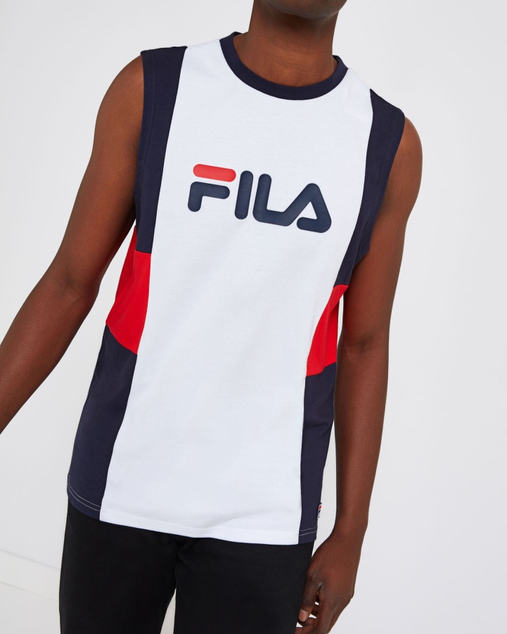 Unisex Verona Tank White Fila