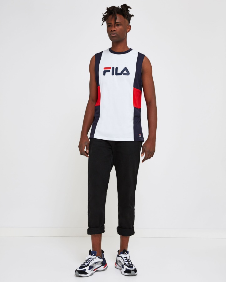 Unisex Verona Tank White Fila