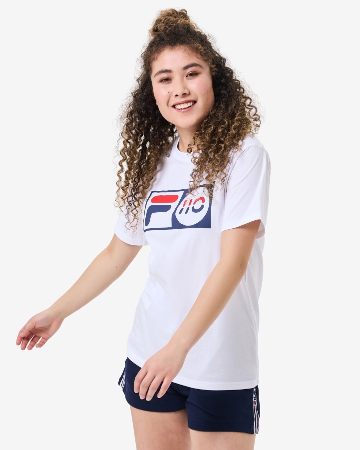 Unisex Anniversary Tee Fila White