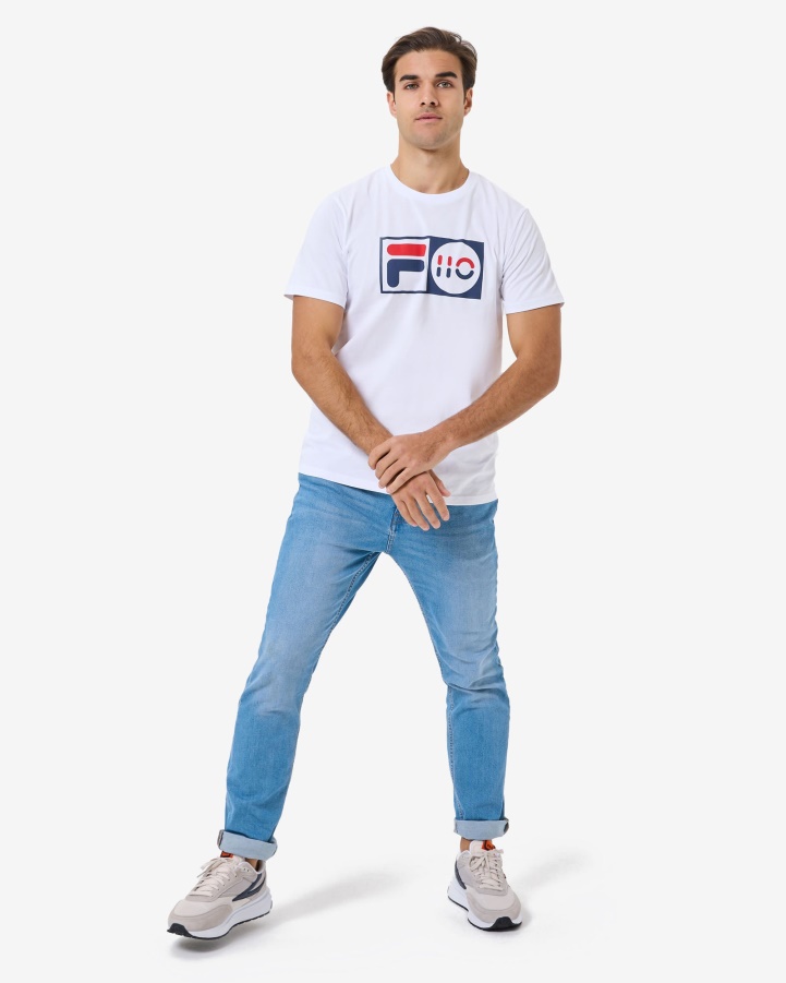 Unisex Anniversary Tee Fila White