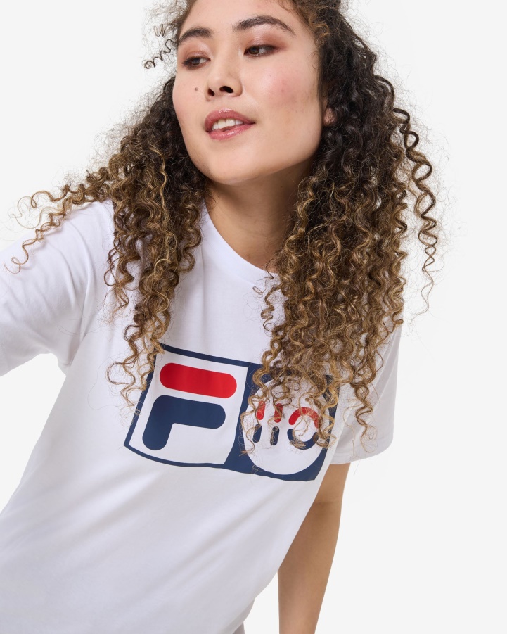 Unisex Anniversary Tee Fila White