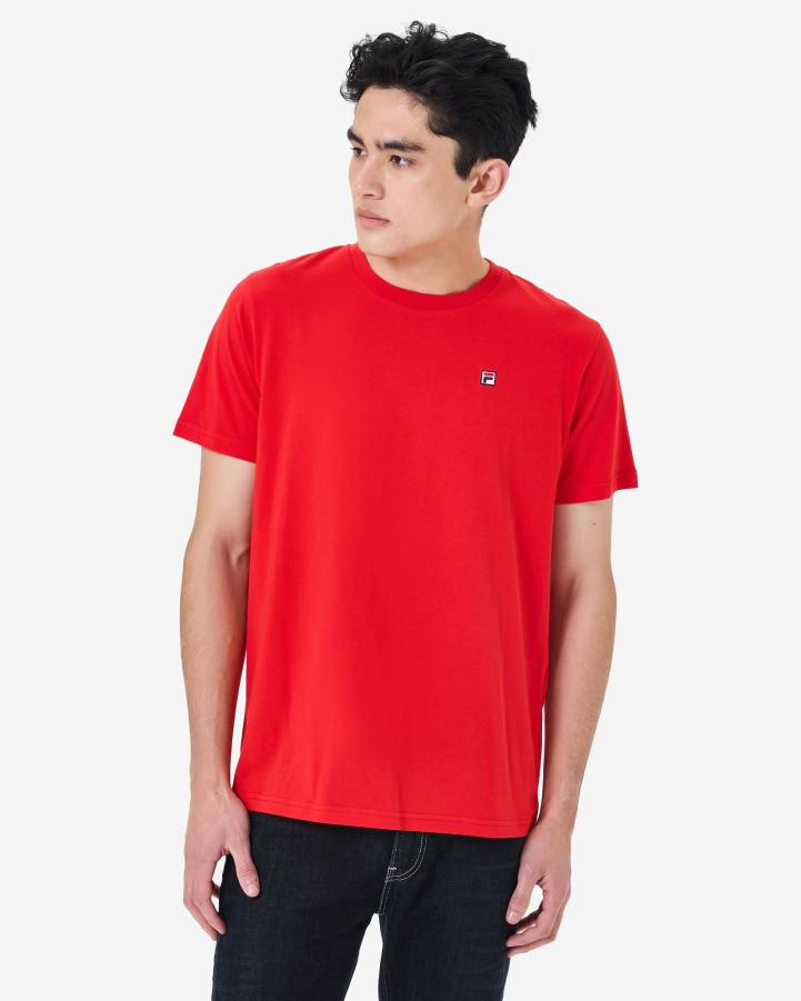 Men's Heritage Badge 2.0 Tee Red Fila