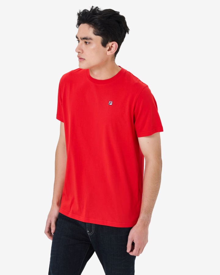 Men's Heritage Badge 2.0 Tee Red Fila