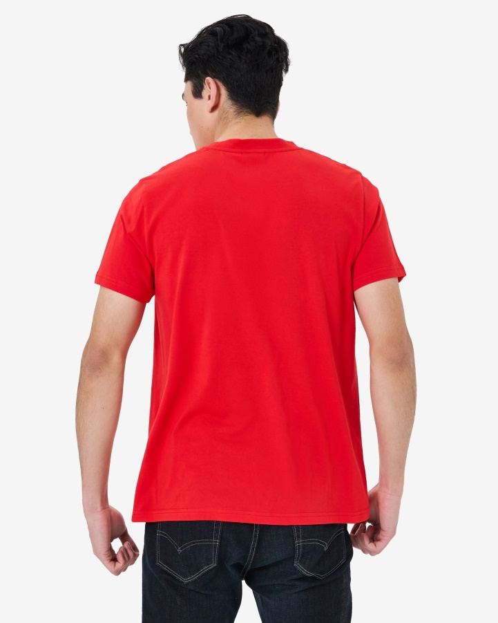 Men's Heritage Badge 2.0 Tee Red Fila