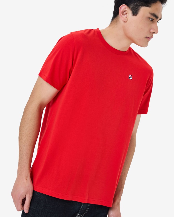 Men's Heritage Badge 2.0 Tee Red Fila