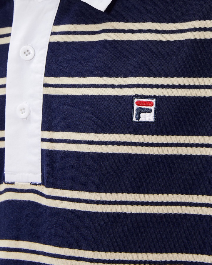 Fila New Navy Men's Badge Rugby Polo