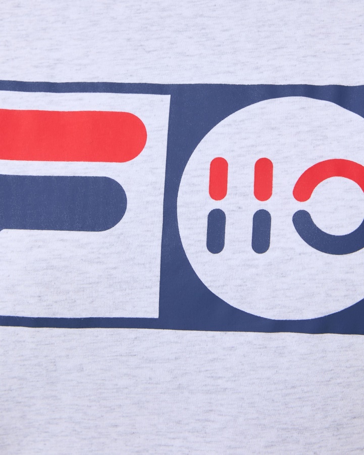 Fila Light Grey Marle Unisex Anniversary Tee