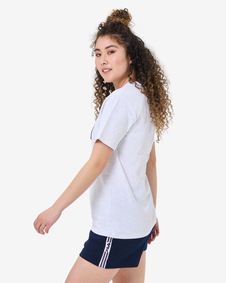 Fila Light Grey Marle Unisex Anniversary Tee
