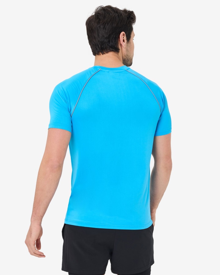 Men's Roen QDry Tee Aqua Fila