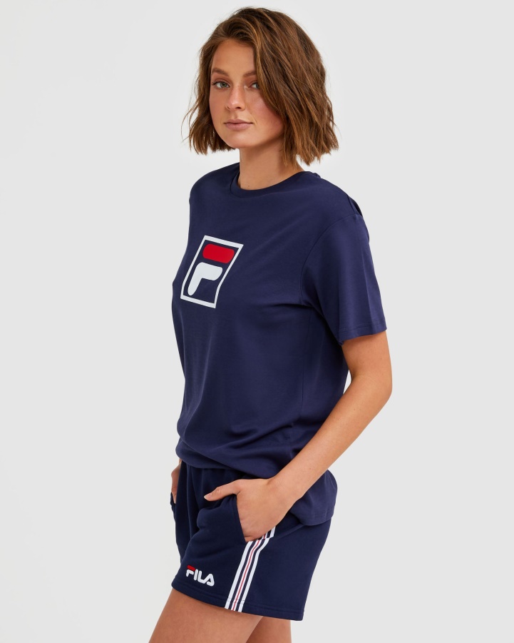 New Navy Unisex Alto Tee Fila