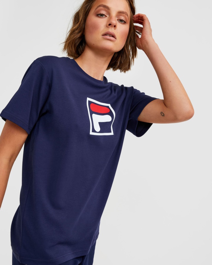 New Navy Unisex Alto Tee Fila