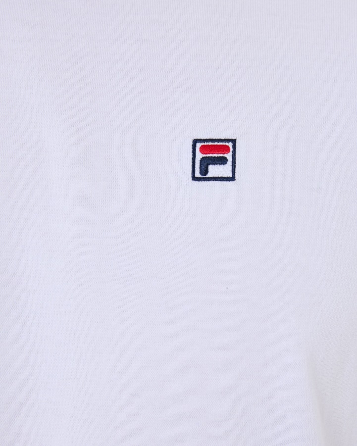 Fila White Men's Heritage Badge 2.0 Tee