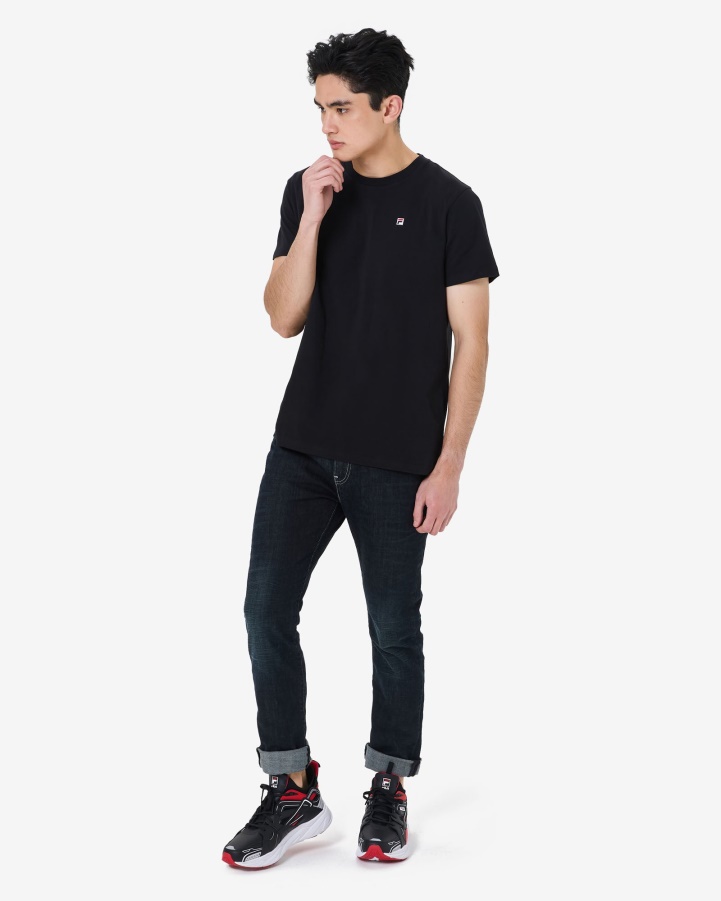 Fila Men's Heritage Badge 2.0 Tee Black