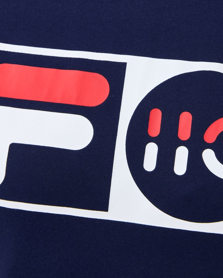New Navy Fila Unisex Anniversary Tee