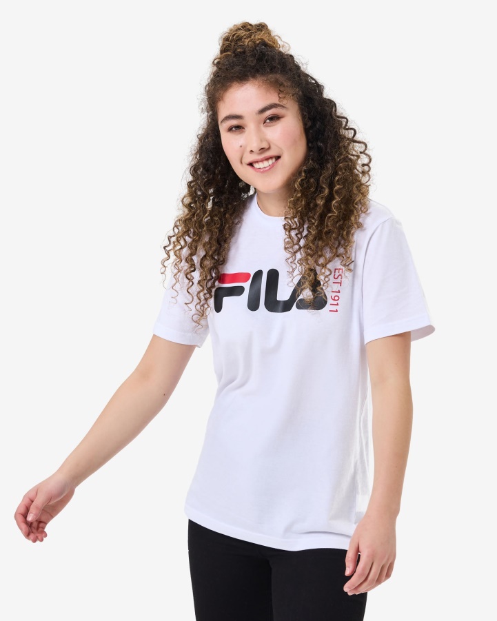 Fila White Unisex London Tee