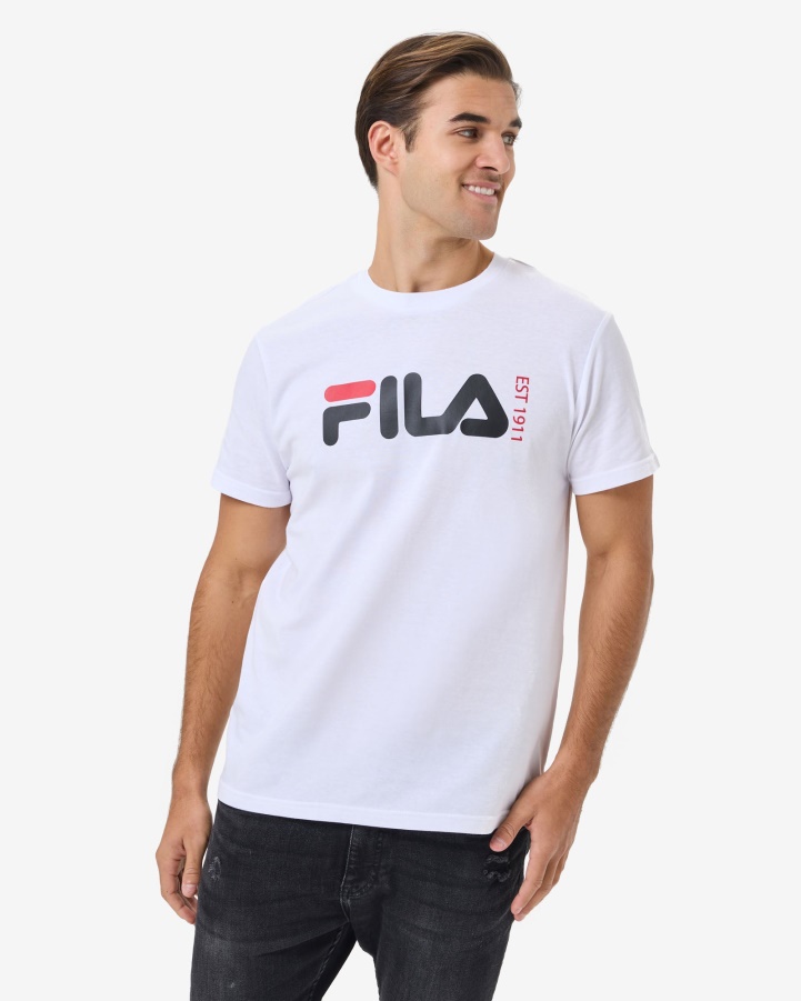 Fila White Unisex London Tee