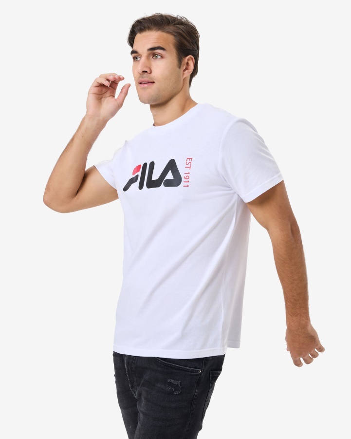 Fila White Unisex London Tee