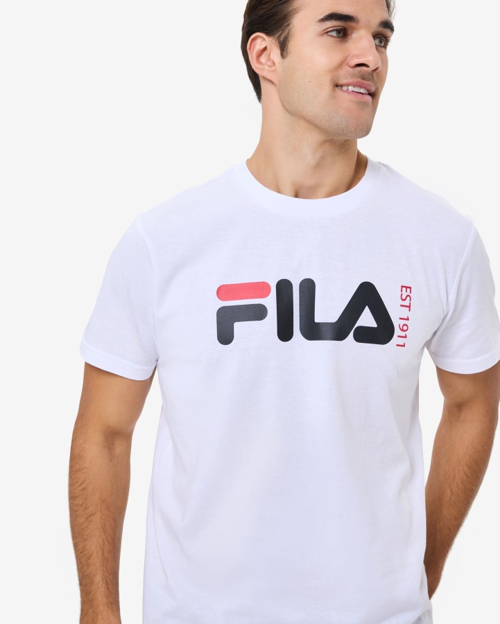 Fila White Unisex London Tee