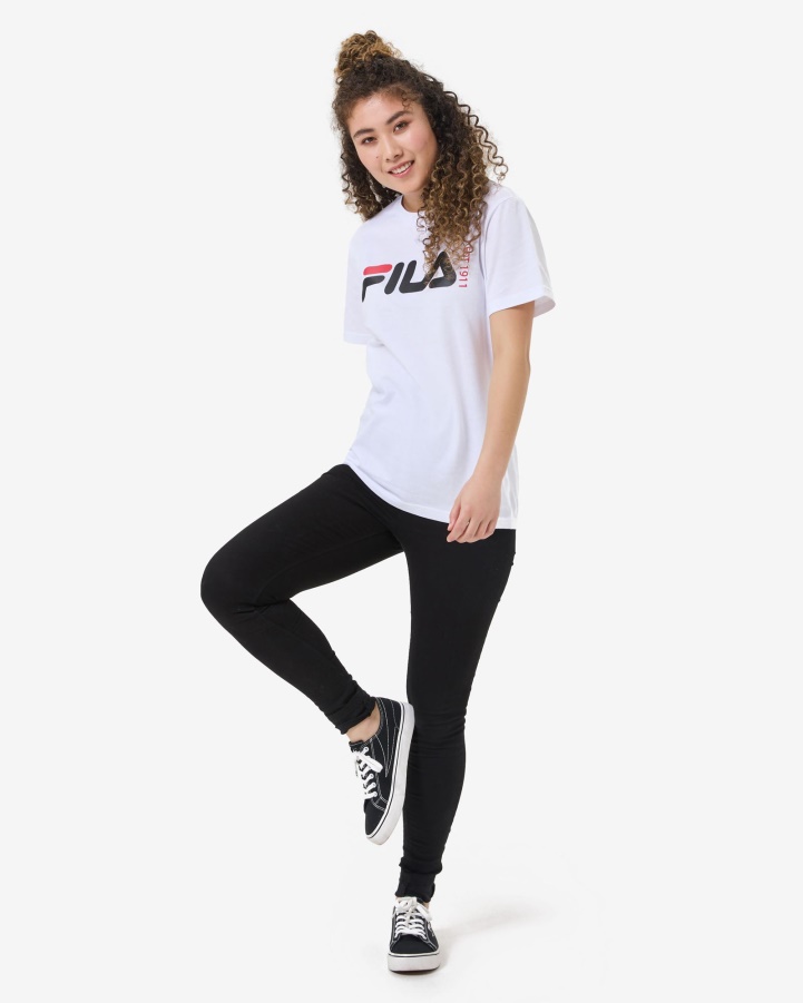 Fila White Unisex London Tee