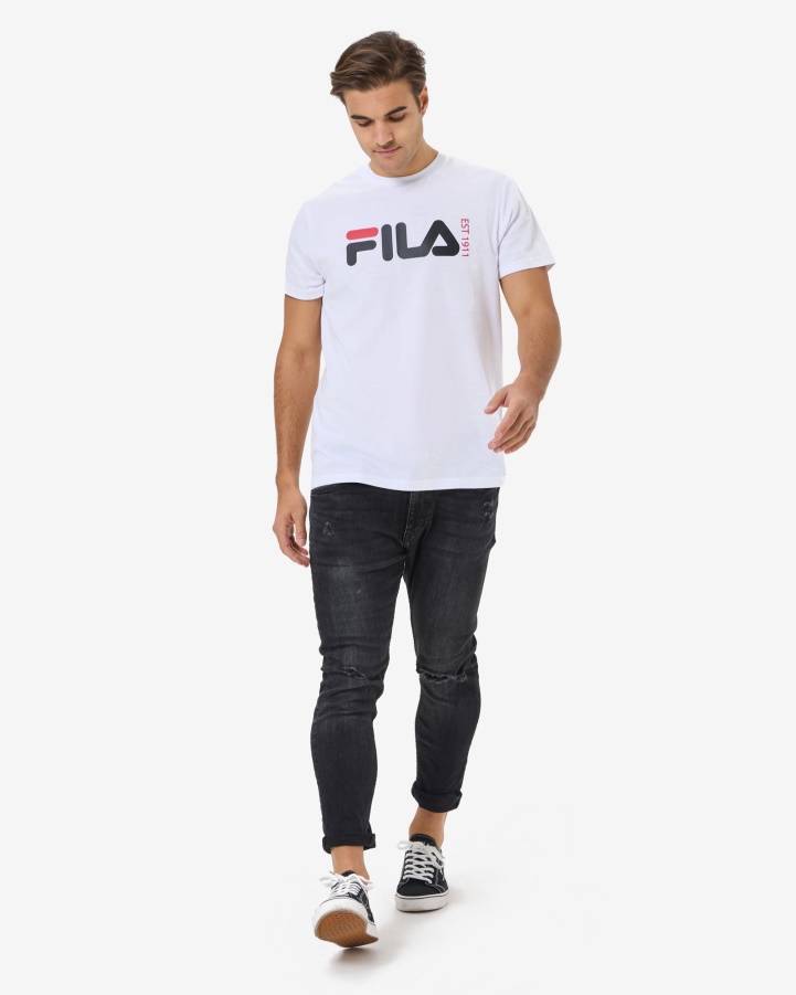 Fila White Unisex London Tee