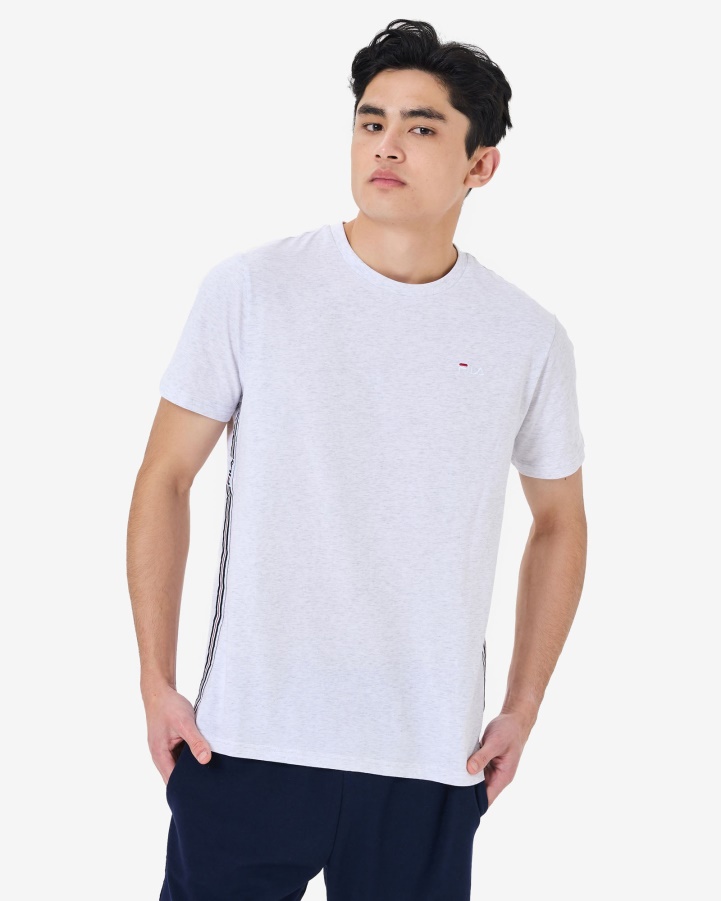 Men's Elias Tee Fila Light Grey Marle