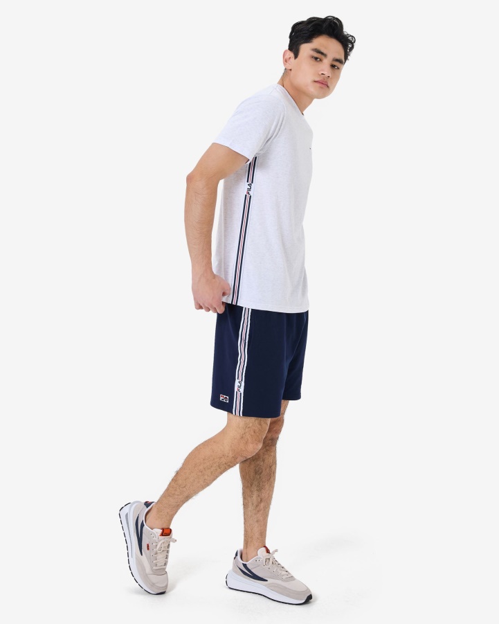 Men's Elias Tee Fila Light Grey Marle