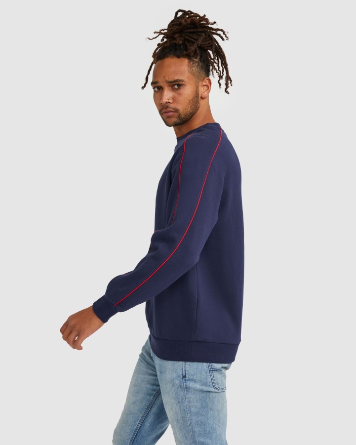 Unisex Heritage Crew New Navy Fila