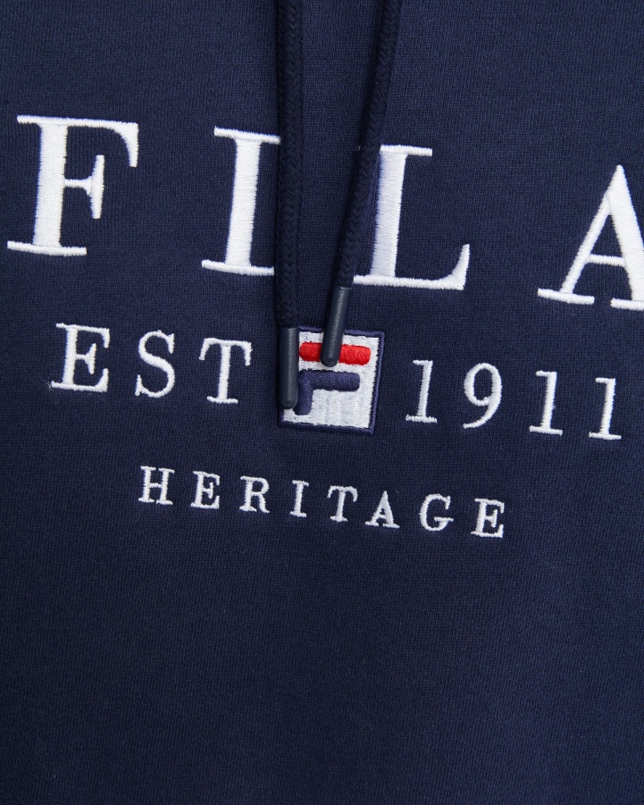 New Navy Unisex Heritage Hood Fila