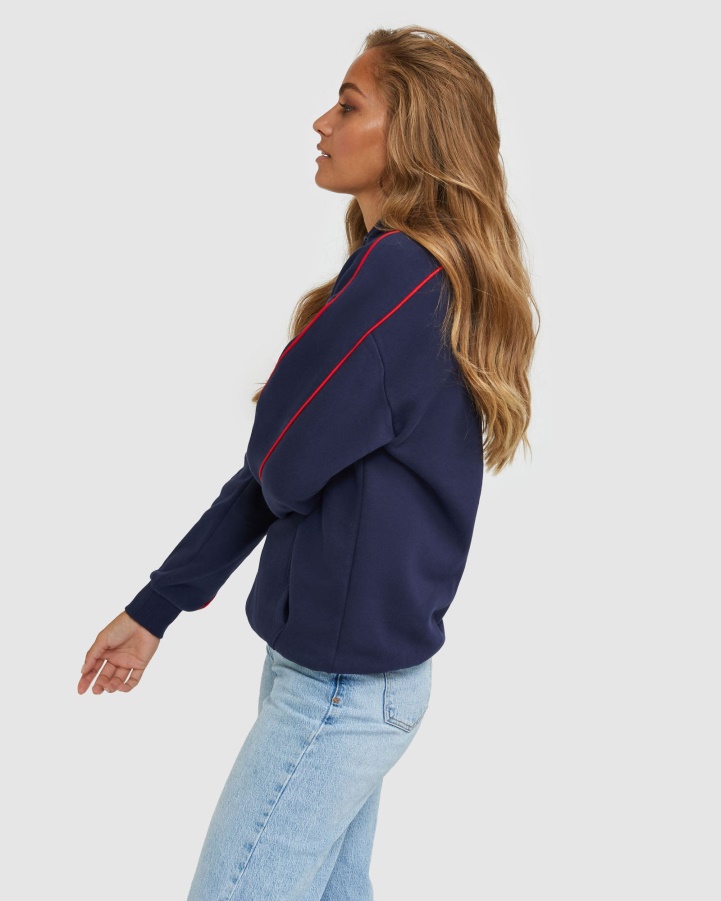 New Navy Unisex Heritage Hood Fila