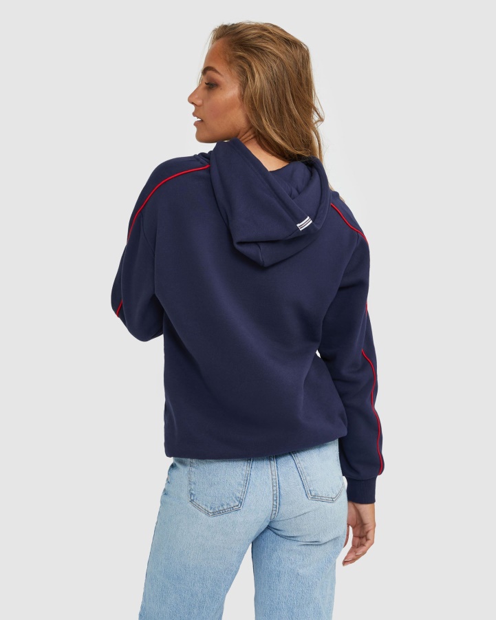 New Navy Unisex Heritage Hood Fila
