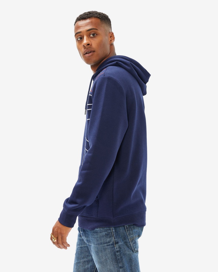 New Navy Men's Brando Hoody Fila