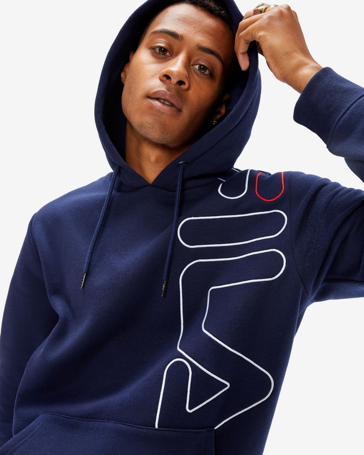 New Navy Men's Brando Hoody Fila