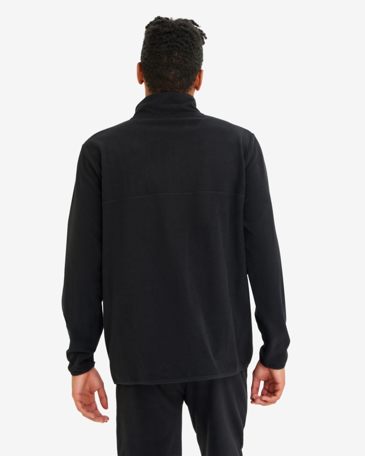 Men's David Qtr Zip Fila Black