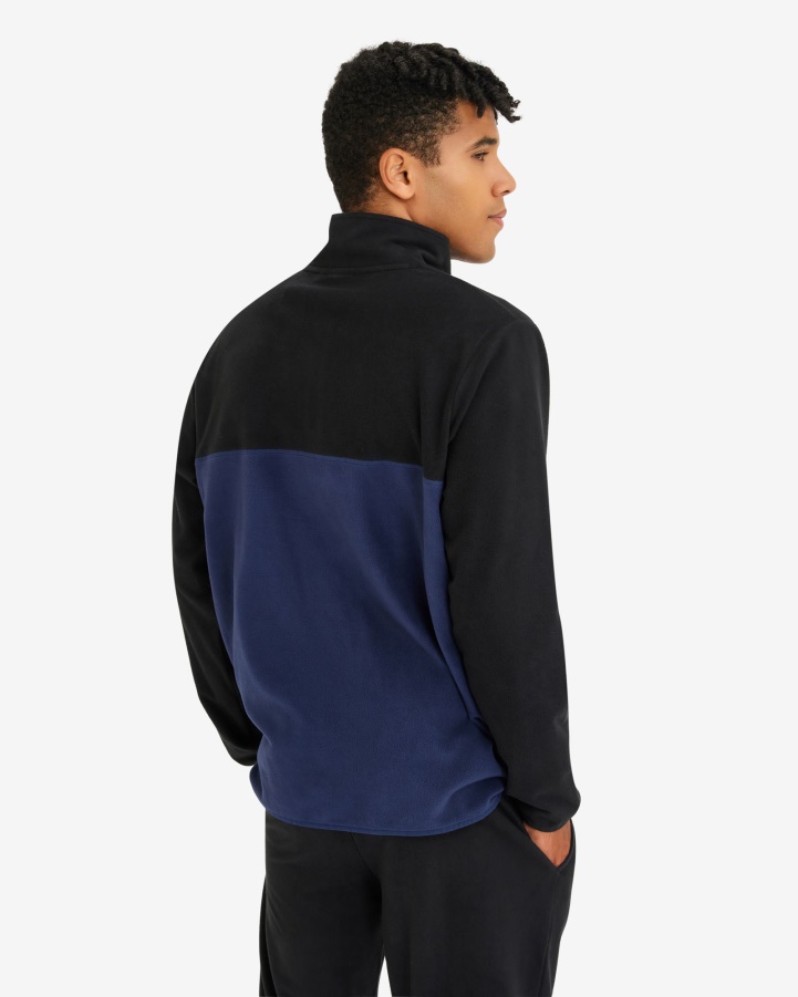 Men's David Qtr Zip New Navy Fila